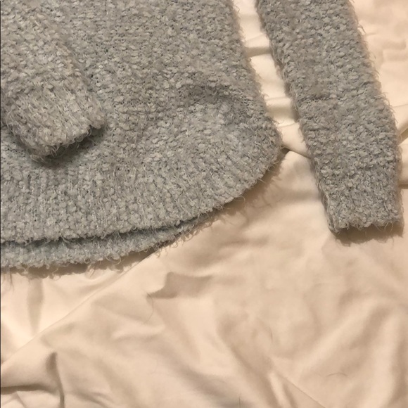 Mint green fluffy sweater girls XL(16) - Picture 3 of 4